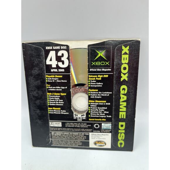 Official Xbox Magazine Demo Disc 43 (Microsoft Xbox, 2005) - Picture 4 of 6